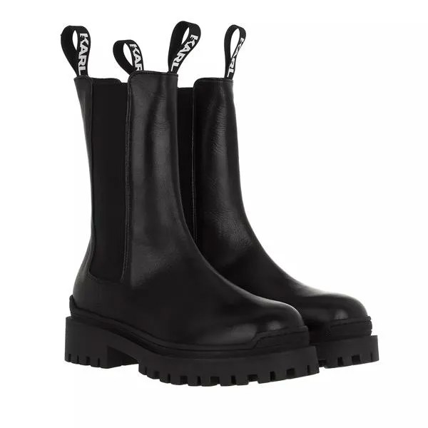 Сапоги biker ii long gore boot black Karl Lagerfeld, черный