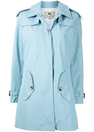 Burberry Pre-Owned однобортный тренч