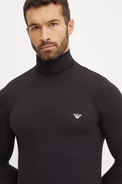 Лонгслив Emporio Armani Underwear, черный