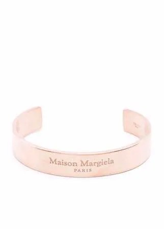 Maison Margiela браслет-кафф с логотипом