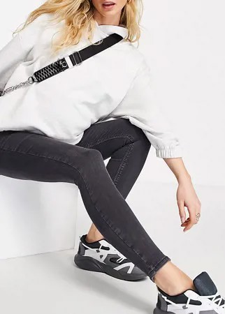 Черные джинсы скинни с эластичной вставкой для животика Topshop Maternity Joni-Черный цвет