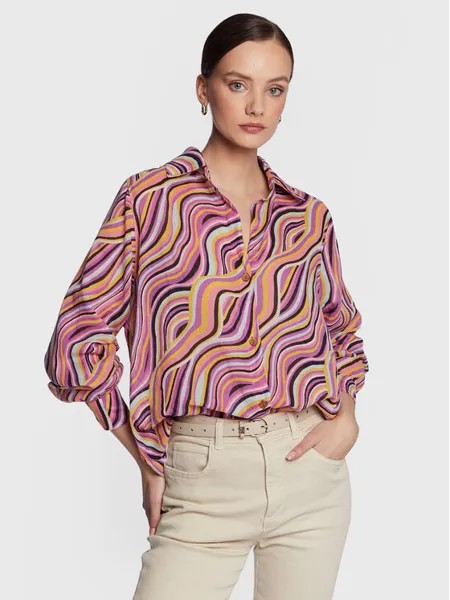 Рубашка оверсайз Billabong, фиолетовый