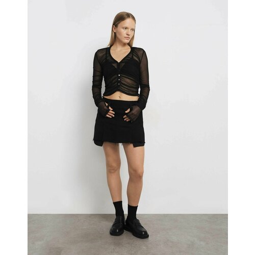 Юбка-шорты Gloria Jeans, размер XXS (36-38), черный