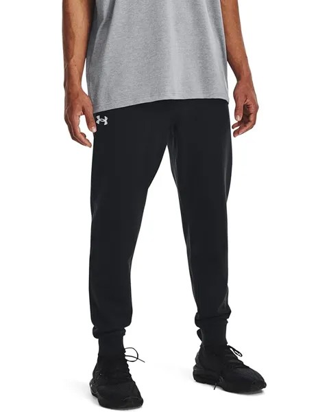 Джоггеры Under Armour Rival Fleece, цвет Black/White