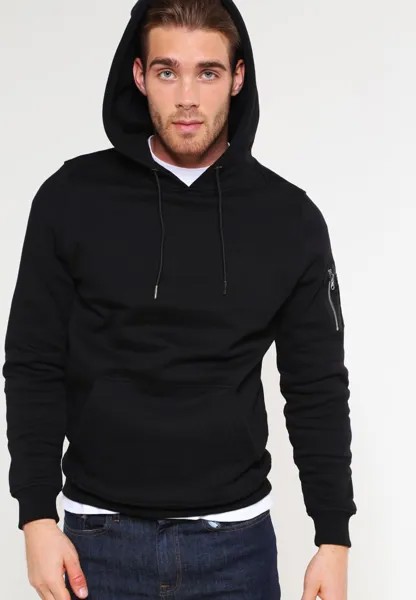 Толстовка с капюшоном SWEAT BOMBER HOODY Urban Classics, черный