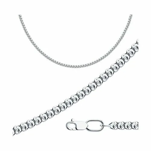 Цепь Diamant online, серебро, 925 проба, длина 50 см, средний вес 3.69 г, , серебристый