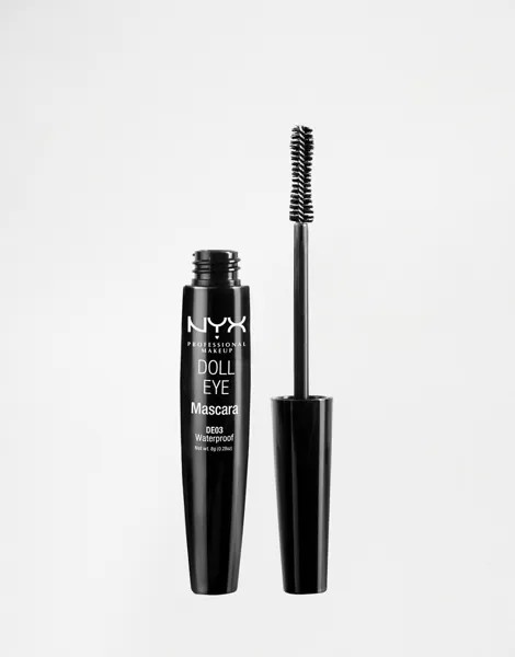 Водостойкая тушь для ресниц NYX Professional Make-Up Doll Eye-Черный