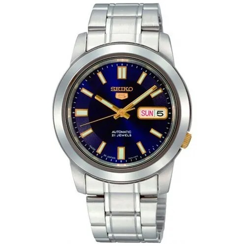 Наручные часы SEIKO SEIKO 5 Seiko 5 SNKK11J1, серебряный, синий