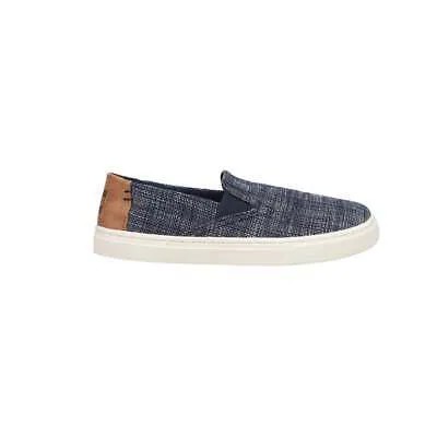 Синие молодежные слипоны TOMS Luca для мальчиков, повседневная обувь 10011484T