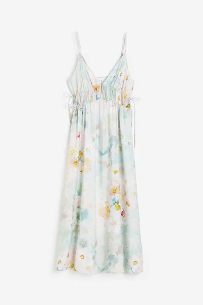 Платье H&M Drawstring-detail, светло-зеленый
