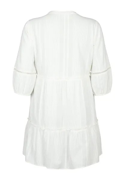 Повседневное платье 3/4 SLEEVE WITH RUFFLES Zizzi, белый