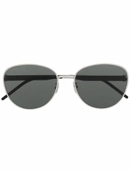 Saint Laurent Eyewear солнцезащитные очки в круглой оправе