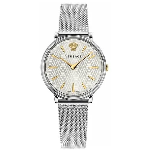 Наручные часы Versace женские Наручные часы Versace V-Circle VBP050017 кварцевые, серебряный
