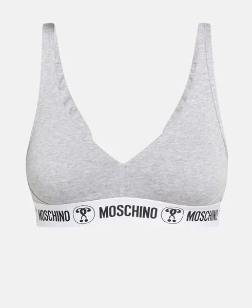 Мягкий бюстгальтер Moschino Underwear, серый