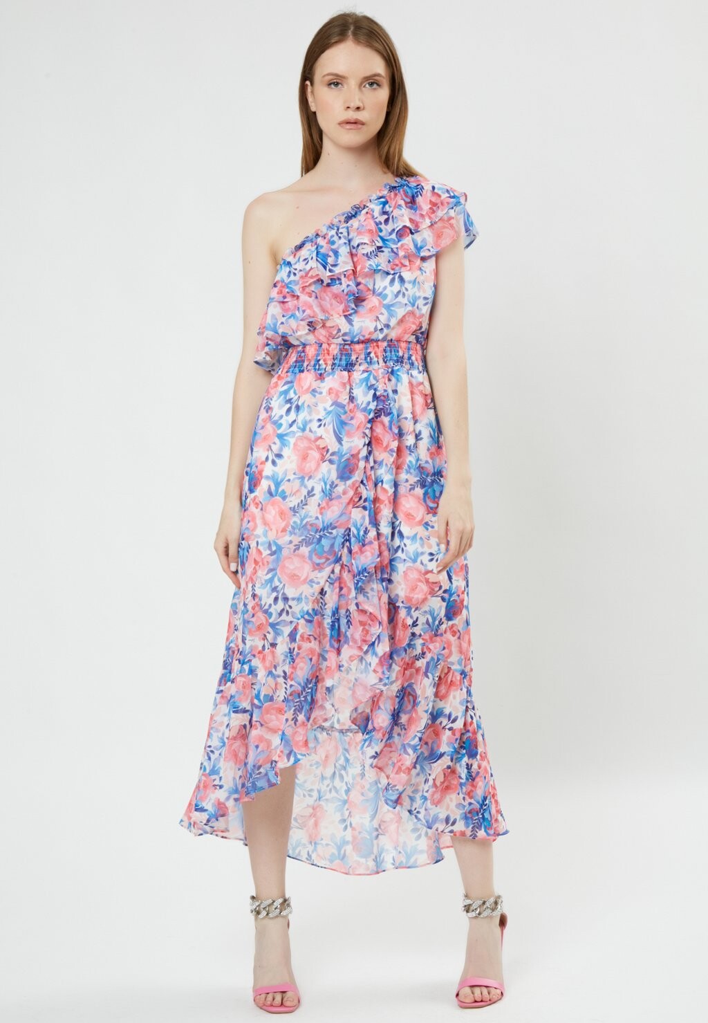 Платье повседневное FLOUNCED FLORAL INFLUENCER, цвет multicolor