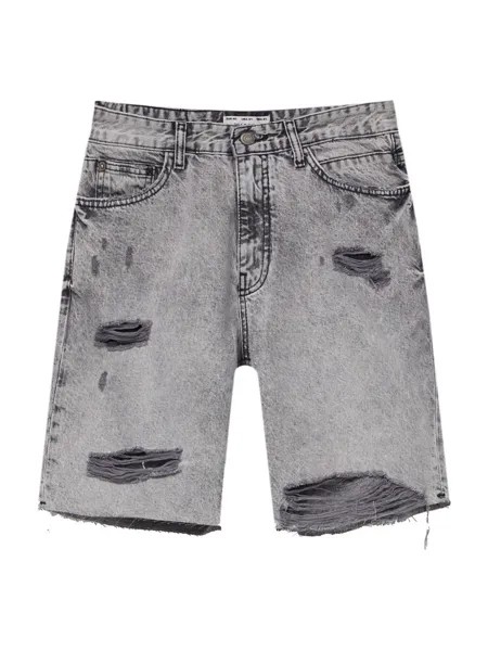 Повседневные джинсы Pull&Bear, серый