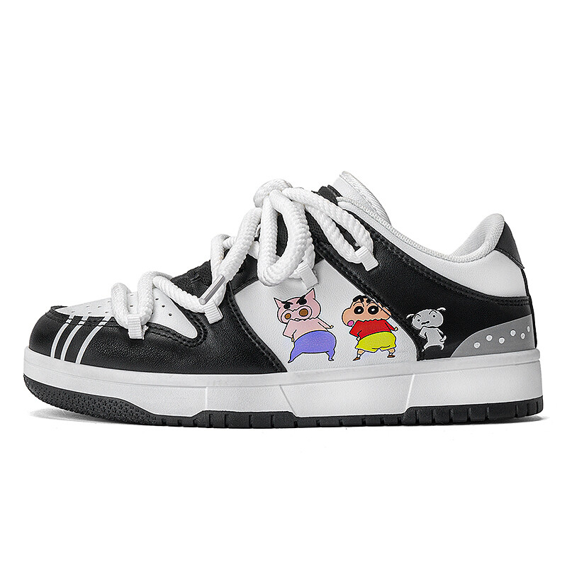 Кроссовки Crayon Shinchan/Crayon Shinchan Skateboarding Shoes Unisex Low-top, зеленый