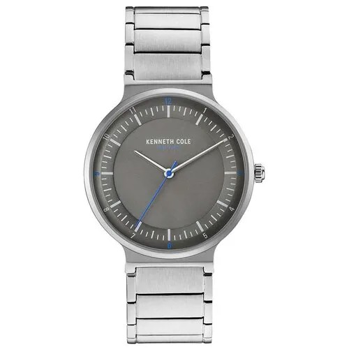 Наручные часы KENNETH COLE Classic KC50381002, серый, синий