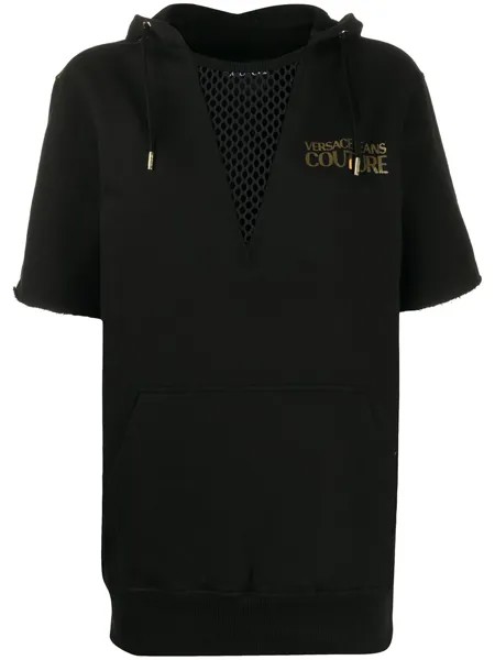 Versace Jeans Couture худи с сетчатой вставкой