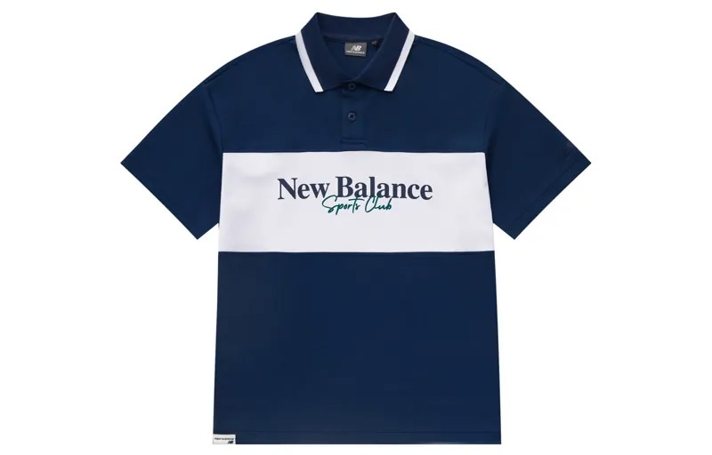 Мужская рубашка поло New Balance, цвет Blue