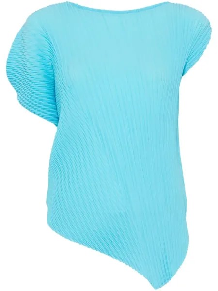 Issey Miyake блузка Leaf, синий