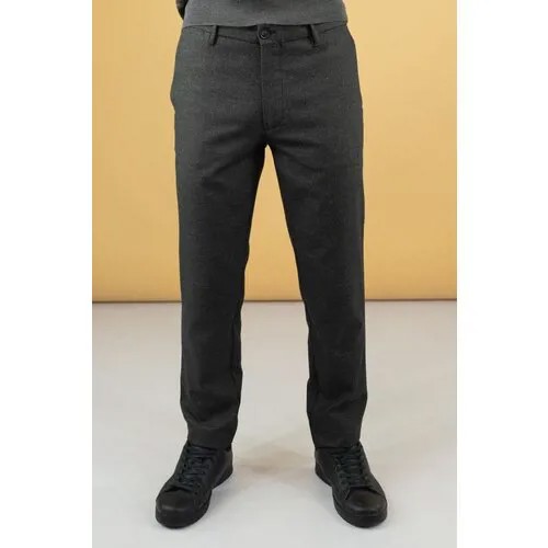 Брюки Trussardi Jeans демисезонные, повседневные, размер 56, черный