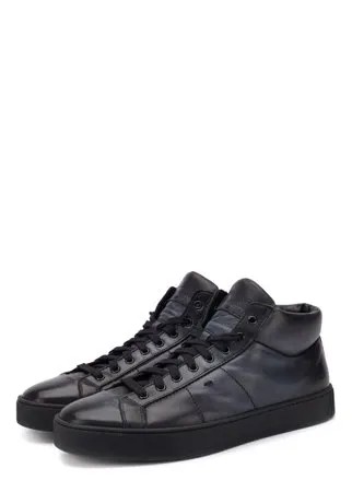 Кожаные кеды Santoni