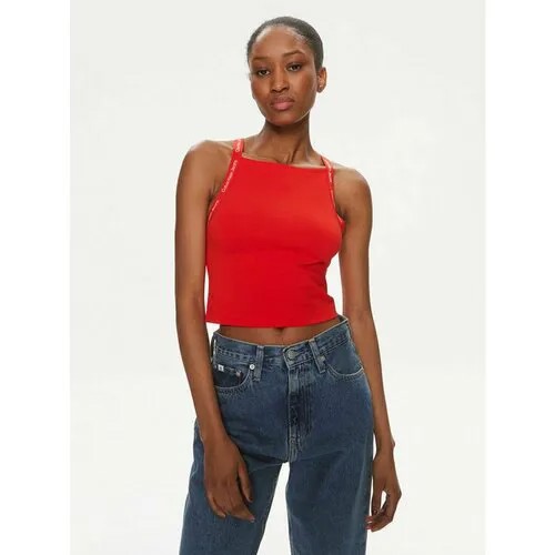 Топ Calvin Klein Jeans, размер XS [INT], красный