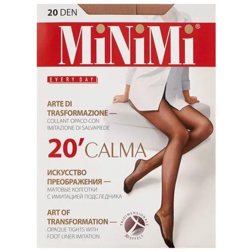 Колготки MiNiMi Calma 20 den, размер 5-XL, caramello (бежевый)
