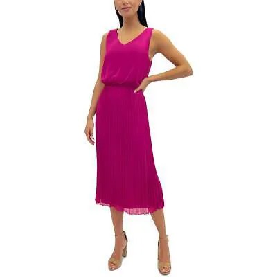 Женское розовое блузонное длинное коктейльное и вечернее платье Sam Edelman 12 BHFO 0876