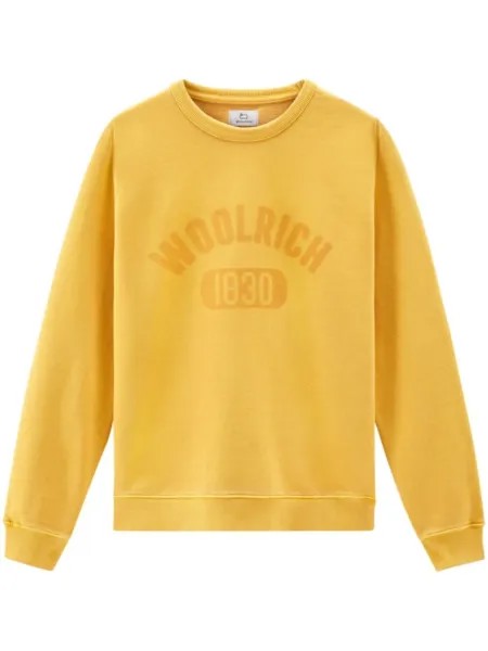 Woolrich толстовка с логотипом, желтый