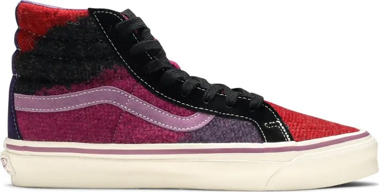 Кеды Vans Concepts x OG Sk8-Hi LX Mohair - Purple Plumeria, фиолетовый