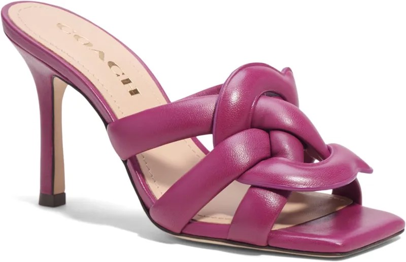 Туфли COACH Kellie Sandal, цвет Deep Plum