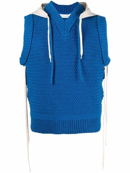 Craig Green hooded sleeveless sweater