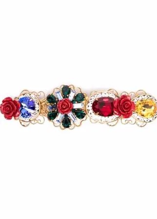 Dolce & Gabbana заколка для волос с цветочным декором