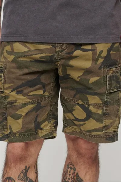 Тяжелые шорты-карго Superdry, зеленый
