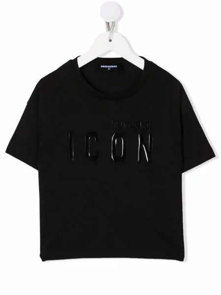 Dsquared2 Kids футболка с тисненым логотипом