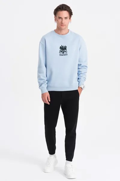 Спортивные штаны из хлопка с завязкой Ombre, черный