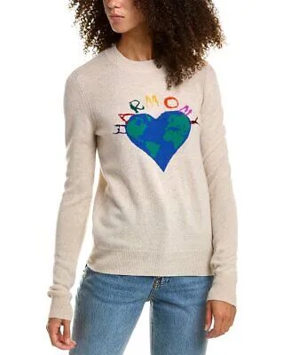 Осенний кашемировый свитер с интарсией Cashmere Harmony, женский коричневый S