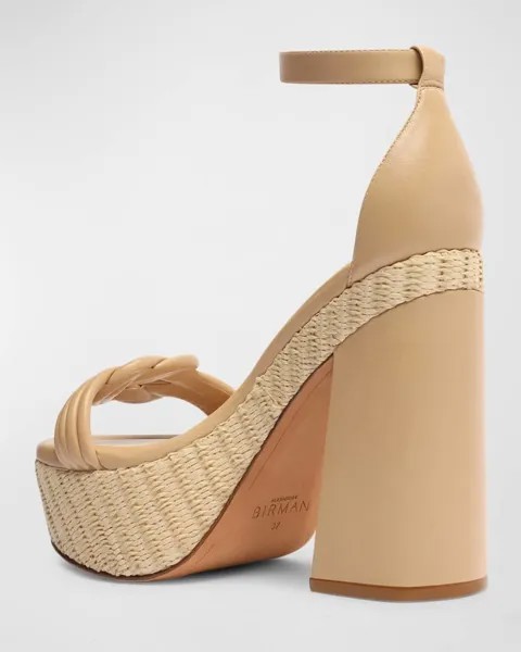 Босоножки на платформе Vicky с ремешком на щиколотке и узлом Alexandre Birman