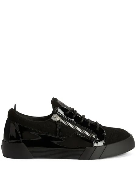 Giuseppe Zanotti кеды на шнуровке, черный
