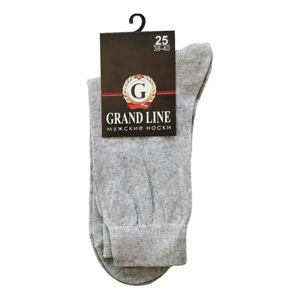 Носки мужские GRAND LINE серые 25