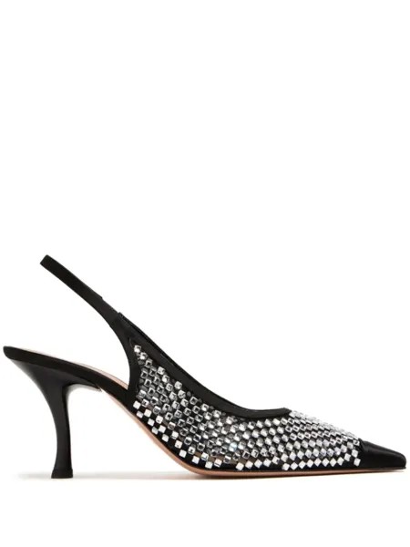 Malone Souliers туфли Vesper 70 с ремешком на пятке, черный