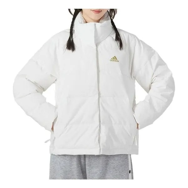 Куртка гелионик расслабленный пуховик Adidas, белый