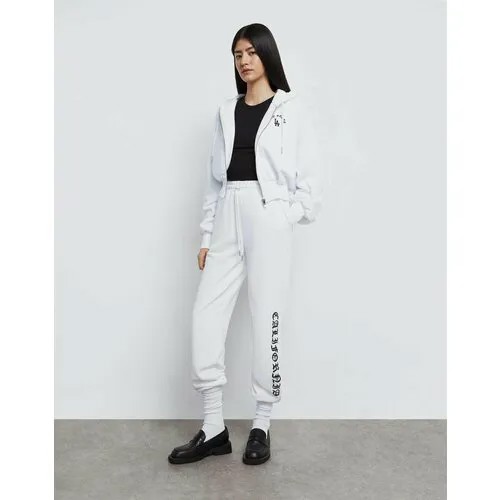 Брюки спортивные Gloria Jeans, размер M/170 (44-46), белый