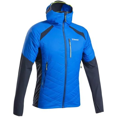 Куртка для альпинизма гибридная мужская SPRINT , размер: S, цвет: Неоновый Синий/Темно-Синий SIMOND Х Декатлон