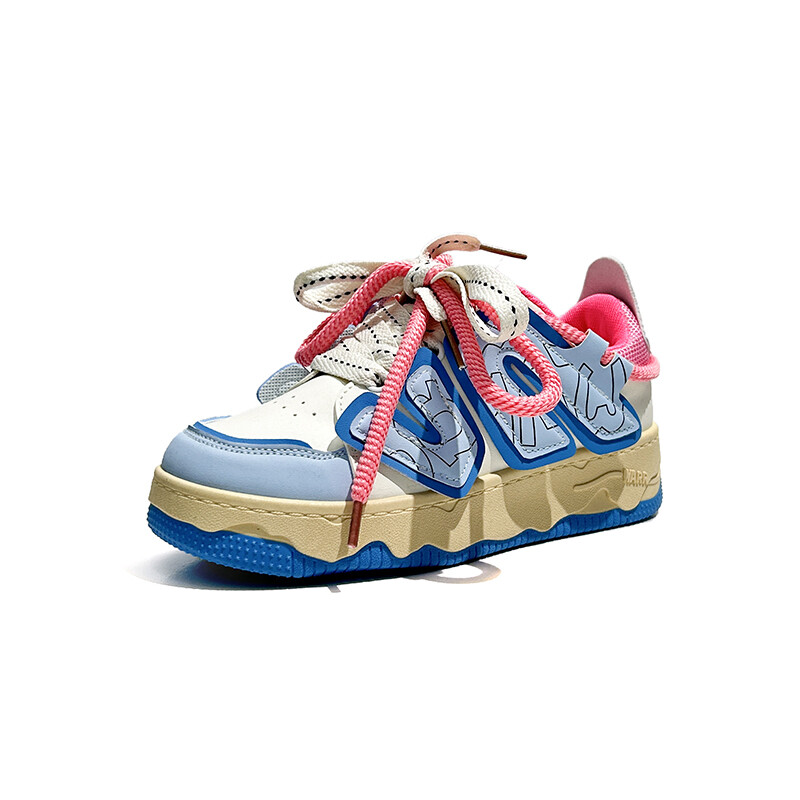 Кроссовки AAA SINCE 1955 Skateboarding Shoes Women's Low-top, голубой