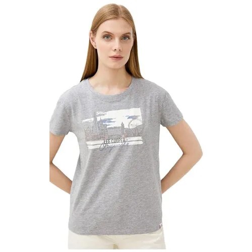 Футболка Lee Cooper Straight Crew Neck Женщины MT4A120483AS2LC1-LGM S