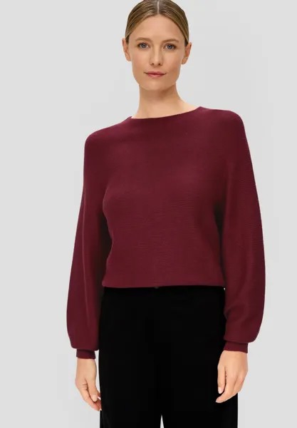Вязаный свитер s.Oliver, цвет rubinrot