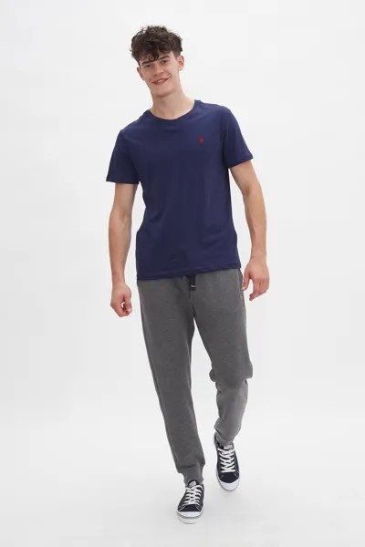 Спортивные брюки мужские U.S. POLO Assn. G081SZ0OP0R-HEROLDSK20 серые M